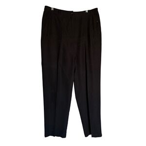 Jamie Sadock Black Golf Pants Womens 14 Straight Leg Zip Pocket Lightwt Trouser